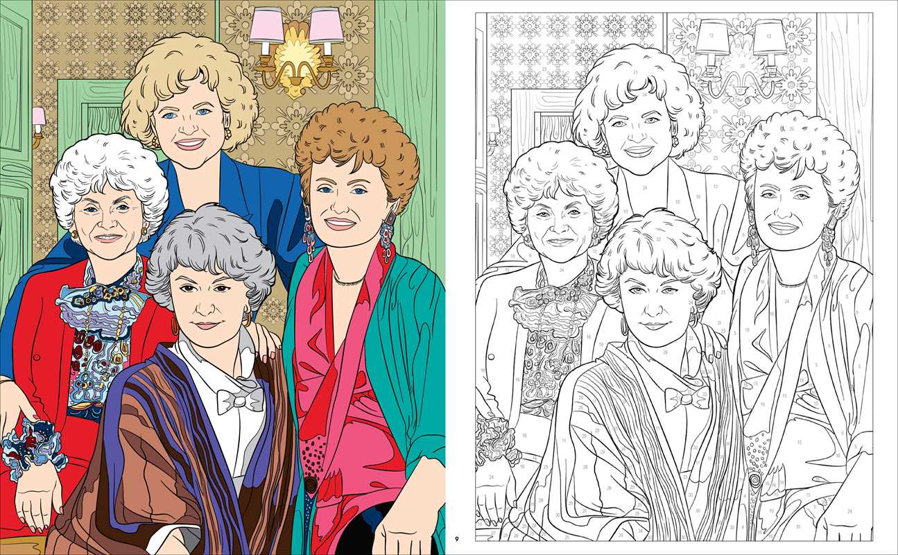 Golden Girls Color-by-Number by Editors of Thunder Bay Press