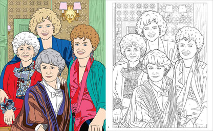 Golden Girls Color-by-Number by Editors of Thunder Bay Press