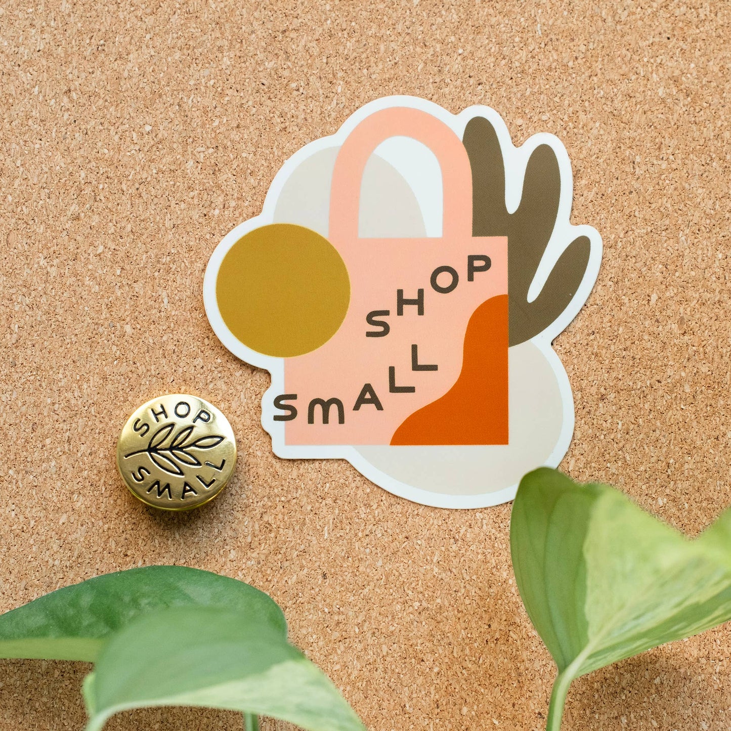 Shop Small Die Cut Sticker