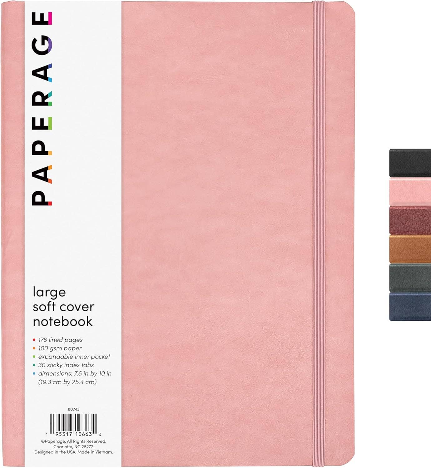 176PG Large Softcover Lined Journal Notebook