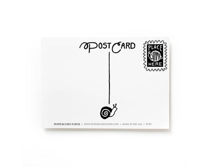 Finding You Well Postcard