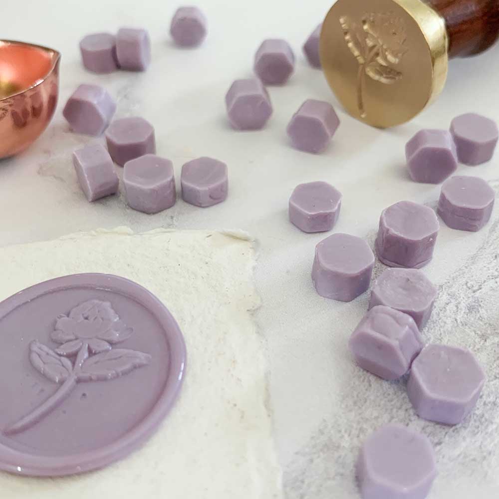 Soft Lilac Sealing Wax Beads | Plastic Free Wax Seal Beads