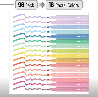 Mr. Pen- Aesthetic Highlighters, Chisel Tip, Neutral Colors