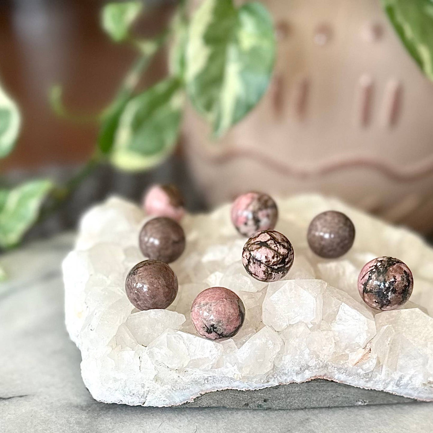 Rhodonite 20mm Sphere (Crystals & Stones)