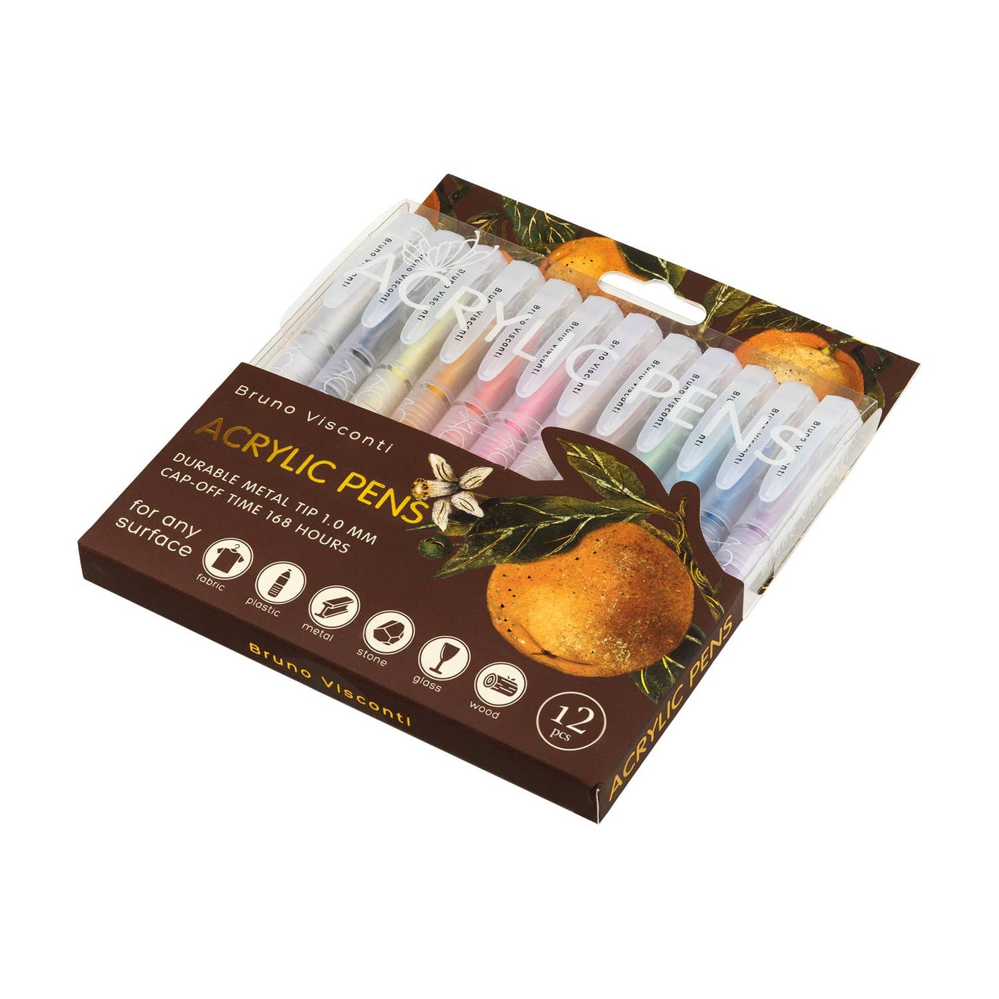 Acrylic Pens 12 colors - Citrus