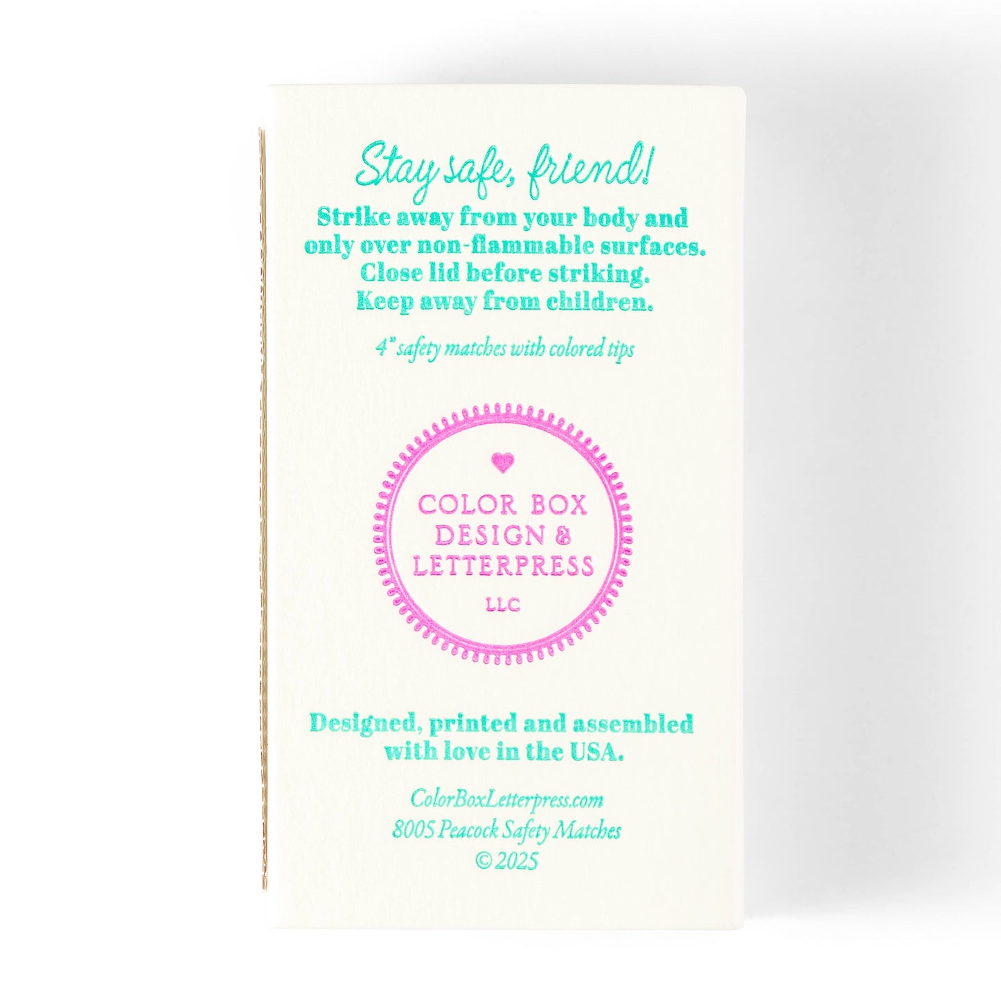 Peacock | Fun & Fancy Safety Matches