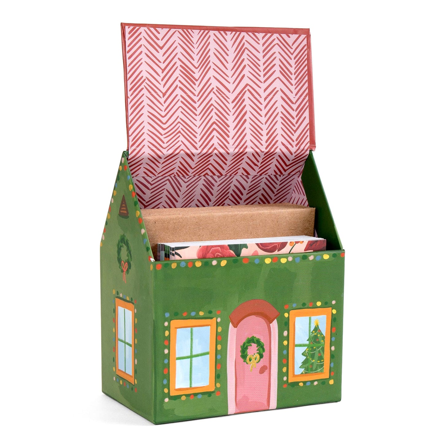 Christmas Cottage Mini Greeting Card Box Set