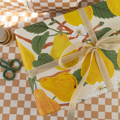 PEAR ORCHARD | Double Sided Wrapping Paper