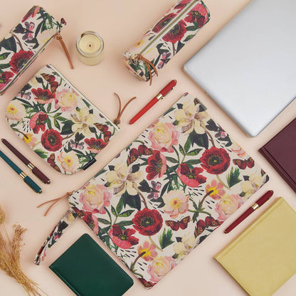 Pencil Pouch - Peonies
