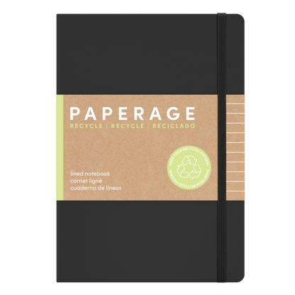 160PG Recycled Casebound Lined Journal Notebook