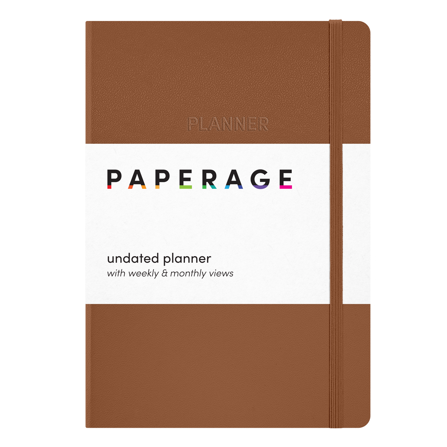 Undated Casebound Planner with Weekly & Monthly Views