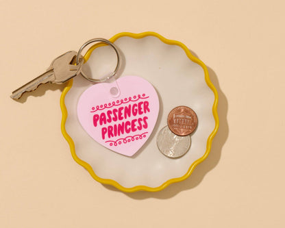 Passenger Princess PVC Keychain - Bag Charm - Stocking stuffer, Holiday, Gift Guide