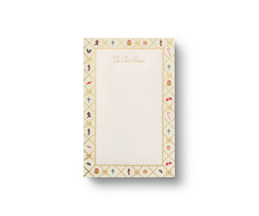 Holiday Argyle Notepad