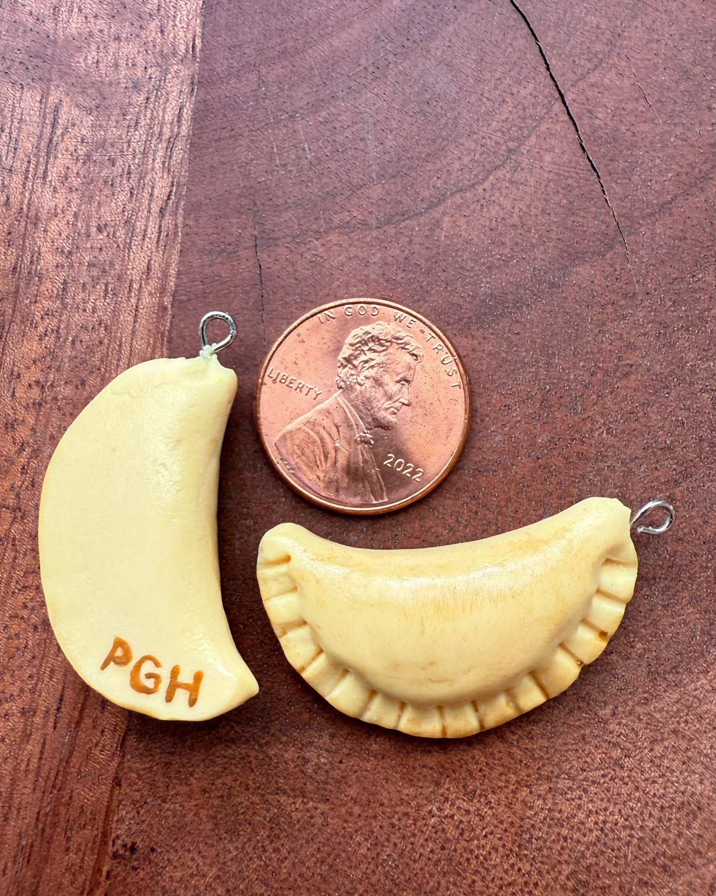 Pittsburgh Pierogi Polymer Clay Charm