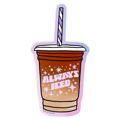Iced Coffee Sticker