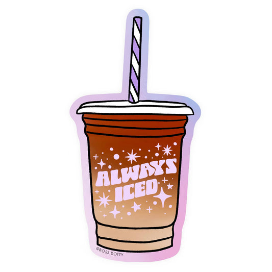 Iced Coffee Sticker