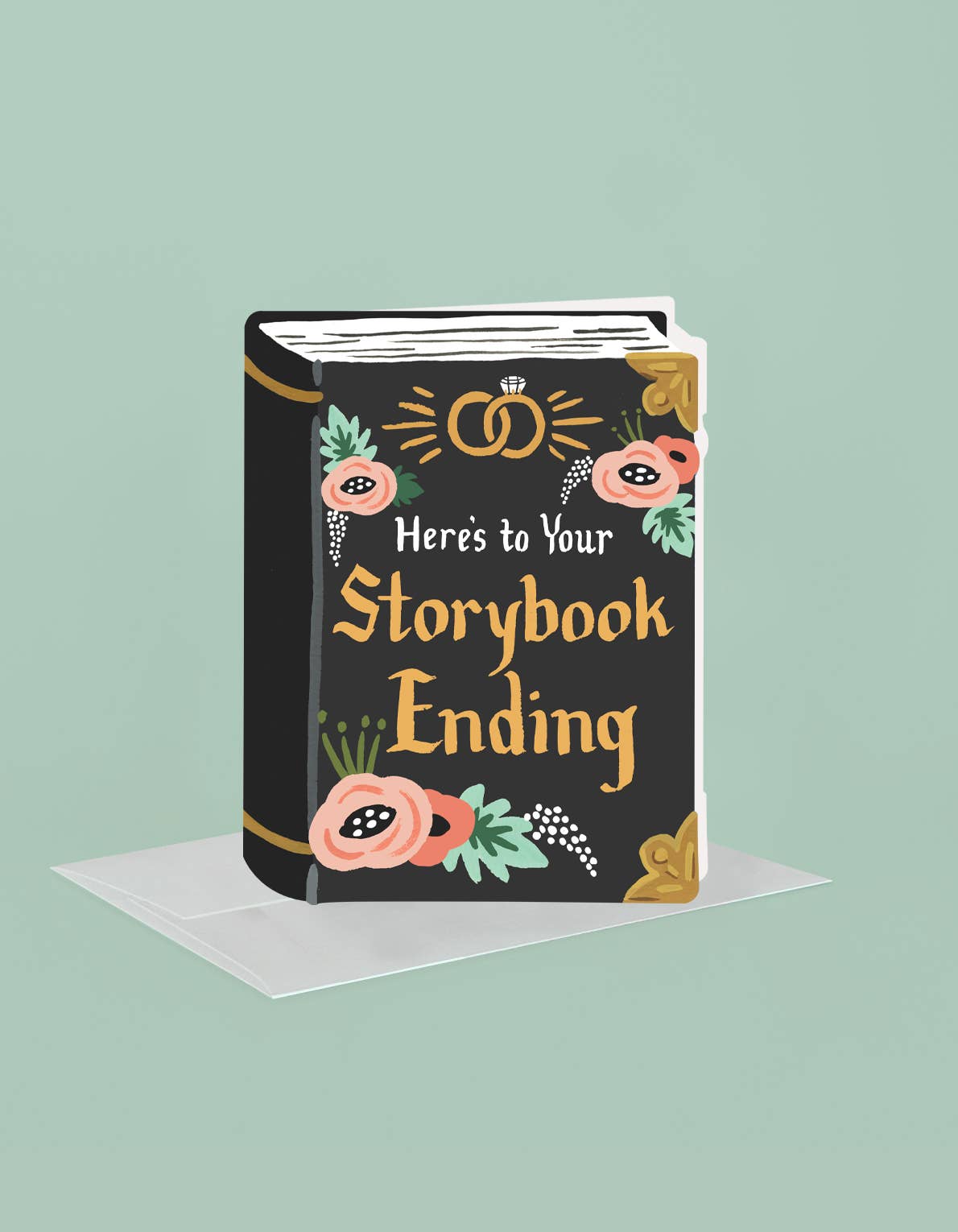 Storybook Ending Greeting Card with Die Cut