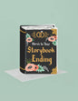 Storybook Ending Greeting Card with Die Cut