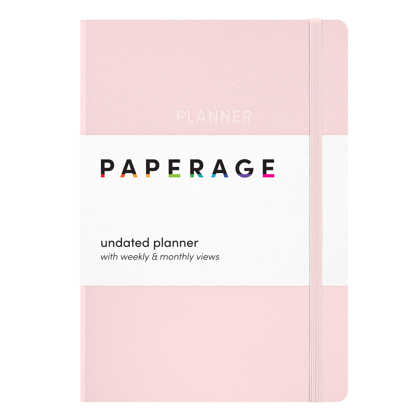 Undated Casebound Planner with Weekly & Monthly Views