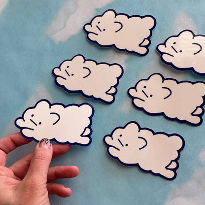 Cloud cat sticker <3