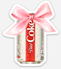 Diet Coke Lover Sticker – Bow Design for Journals, Tumblers