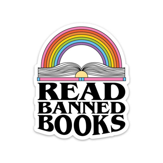 Read Banned Books - Sticker *CLEARANCE*