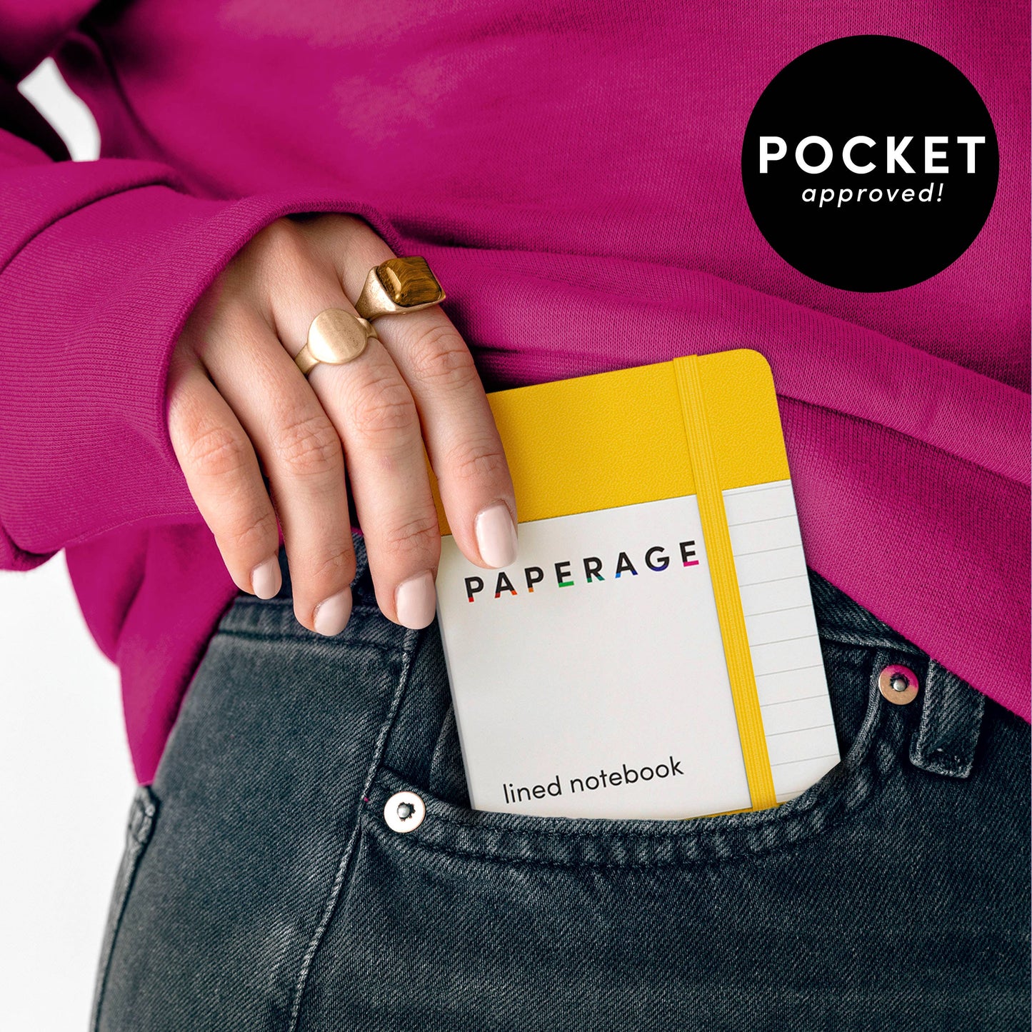 Pocket Size Casebound Lined Journal Notebook