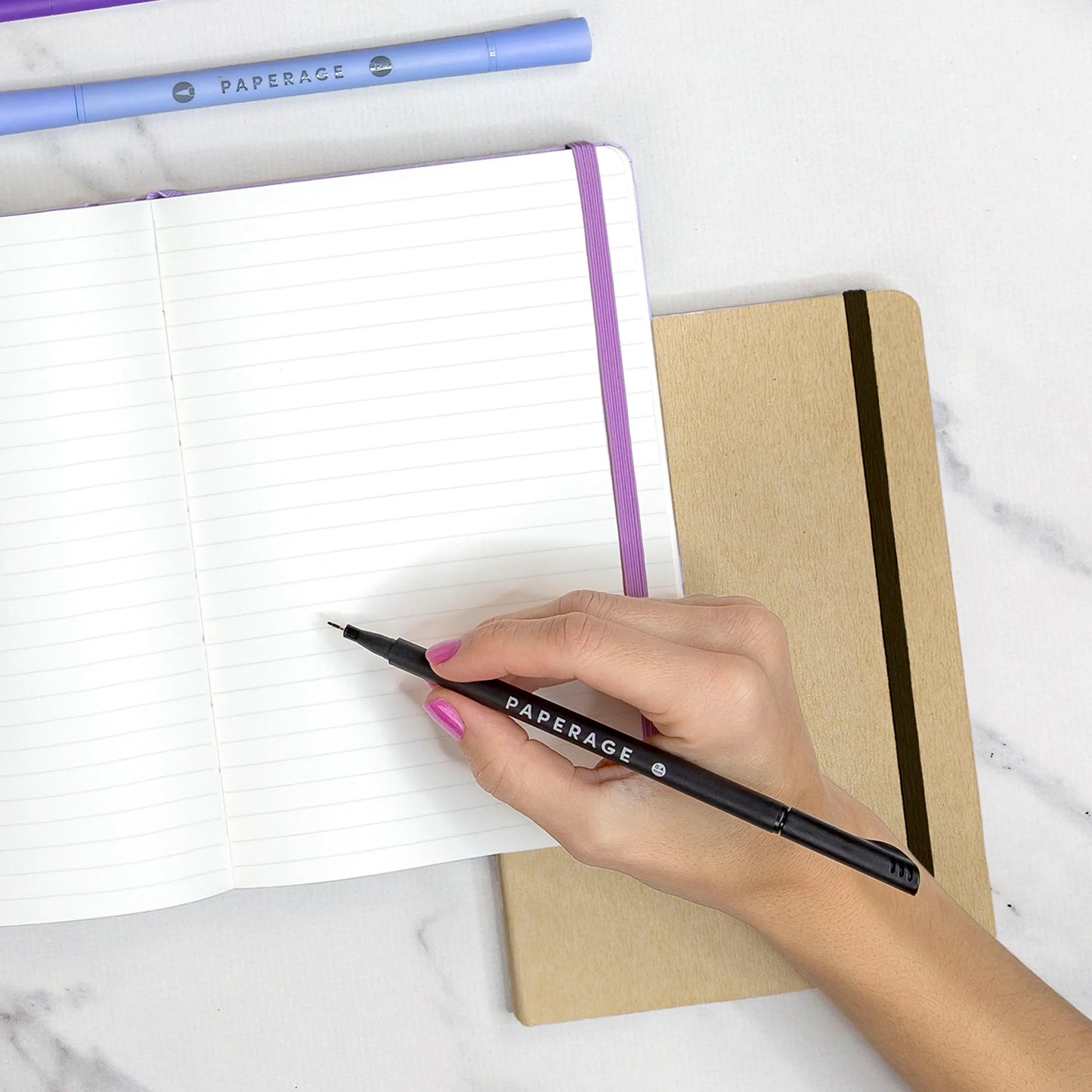 160PG Recycled Casebound Lined Journal Notebook