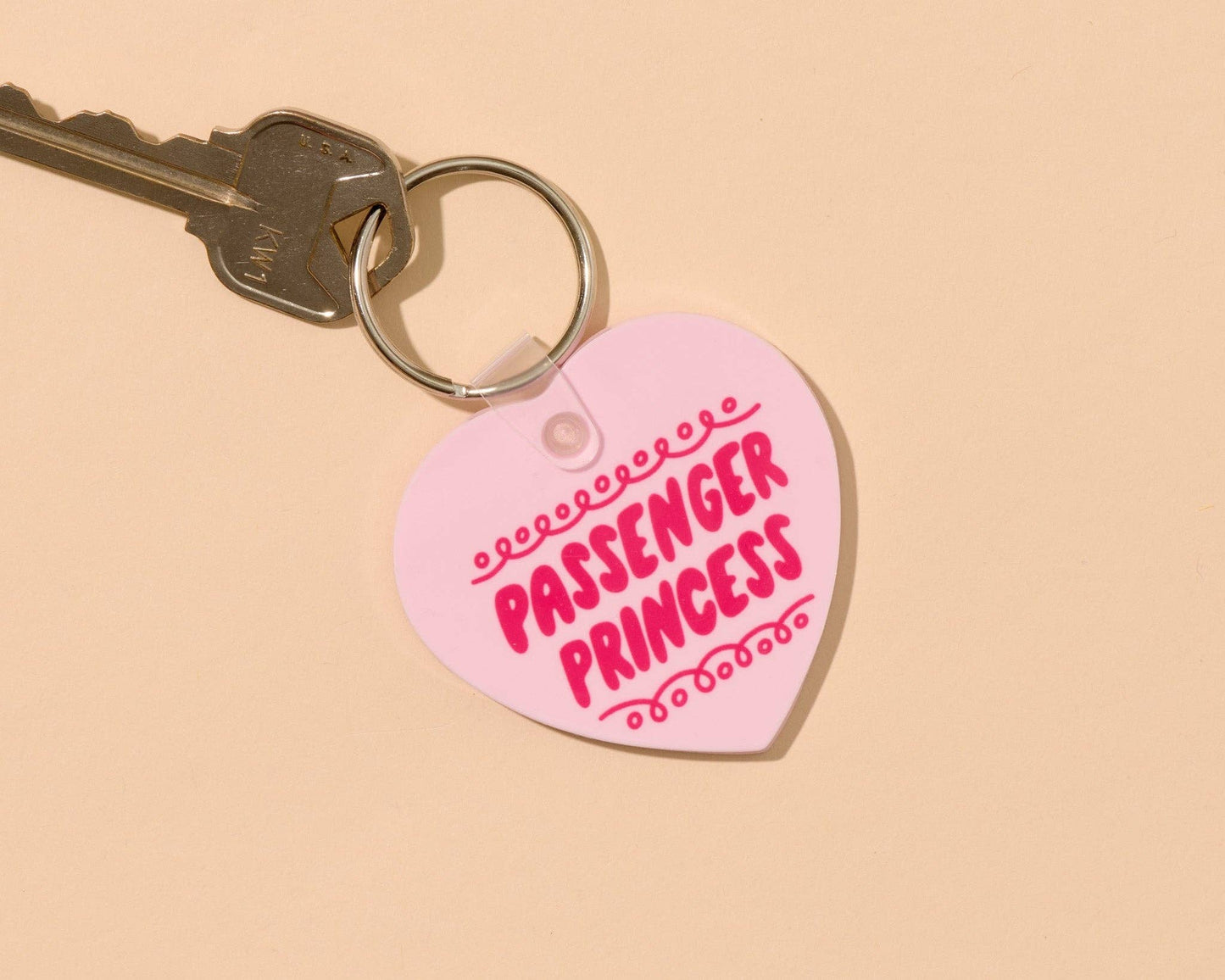 Passenger Princess PVC Keychain - Bag Charm - Stocking stuffer, Holiday, Gift Guide