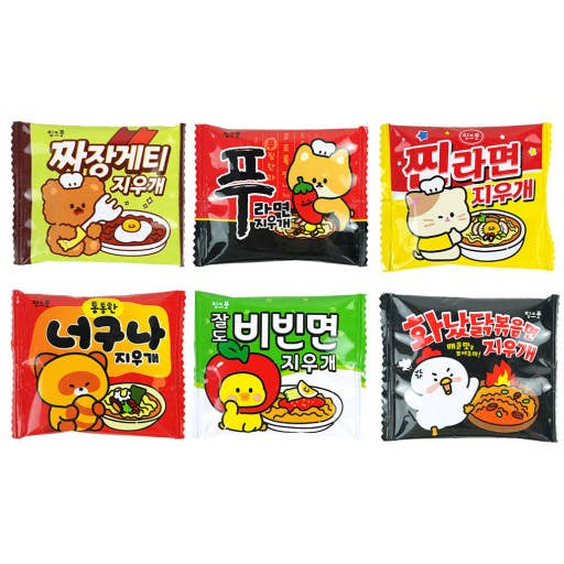 K -Ramen Shape Earaser Pack- Fun, goodybag