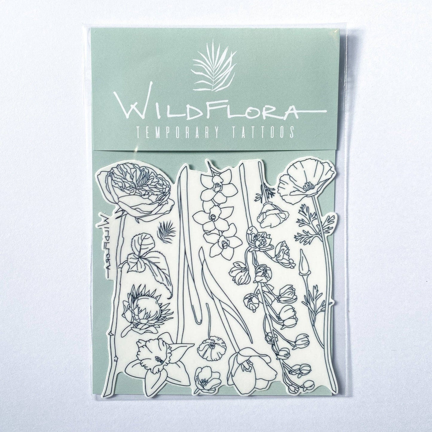 Wholesale WildFlora Floral Temporary Tattoos
