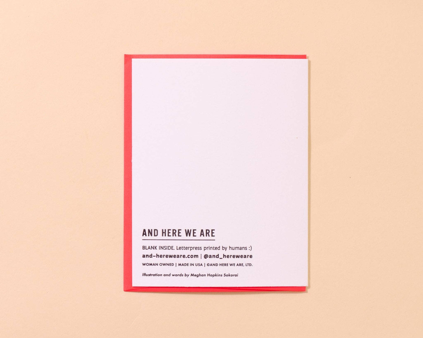 Affordable Ginger Bread House Letterpress Card - Holiday Christmas Millennial - Made in USA Stocking stuffer, Holiday, Gift Guide