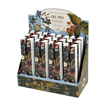 DreamBox Gel Click Pen in a Gift Box - Forest Flowers