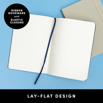 160PG Casebound Grid Journal Notebook