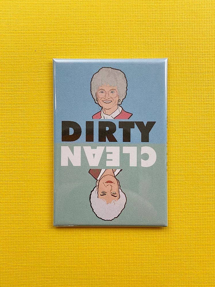 “Dorothy and Sophia” Dirty/Clean Dishwasher Magnet