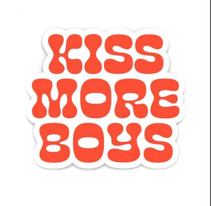Kiss More Boys - Sticker *CLEARANCE*