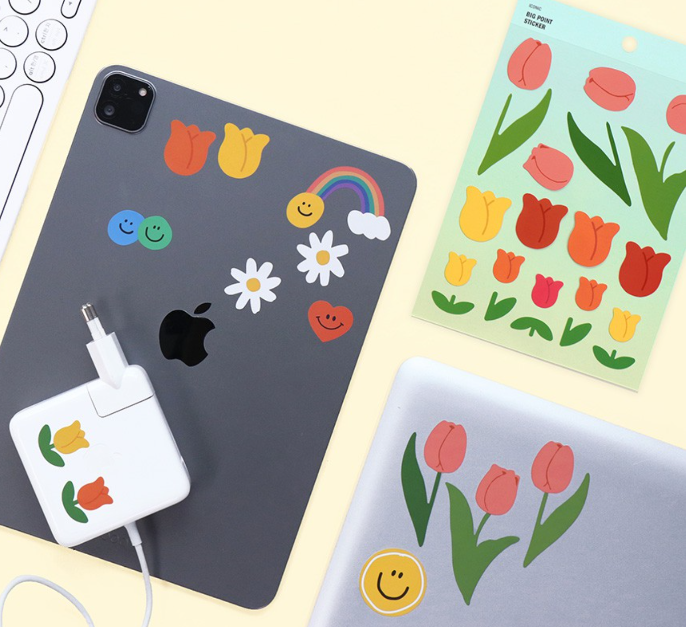 ICONIC Big Point Waterproof, Removable Deco Stickers