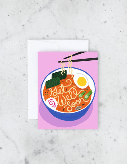 Get Well Soon Ramen Greeting Card