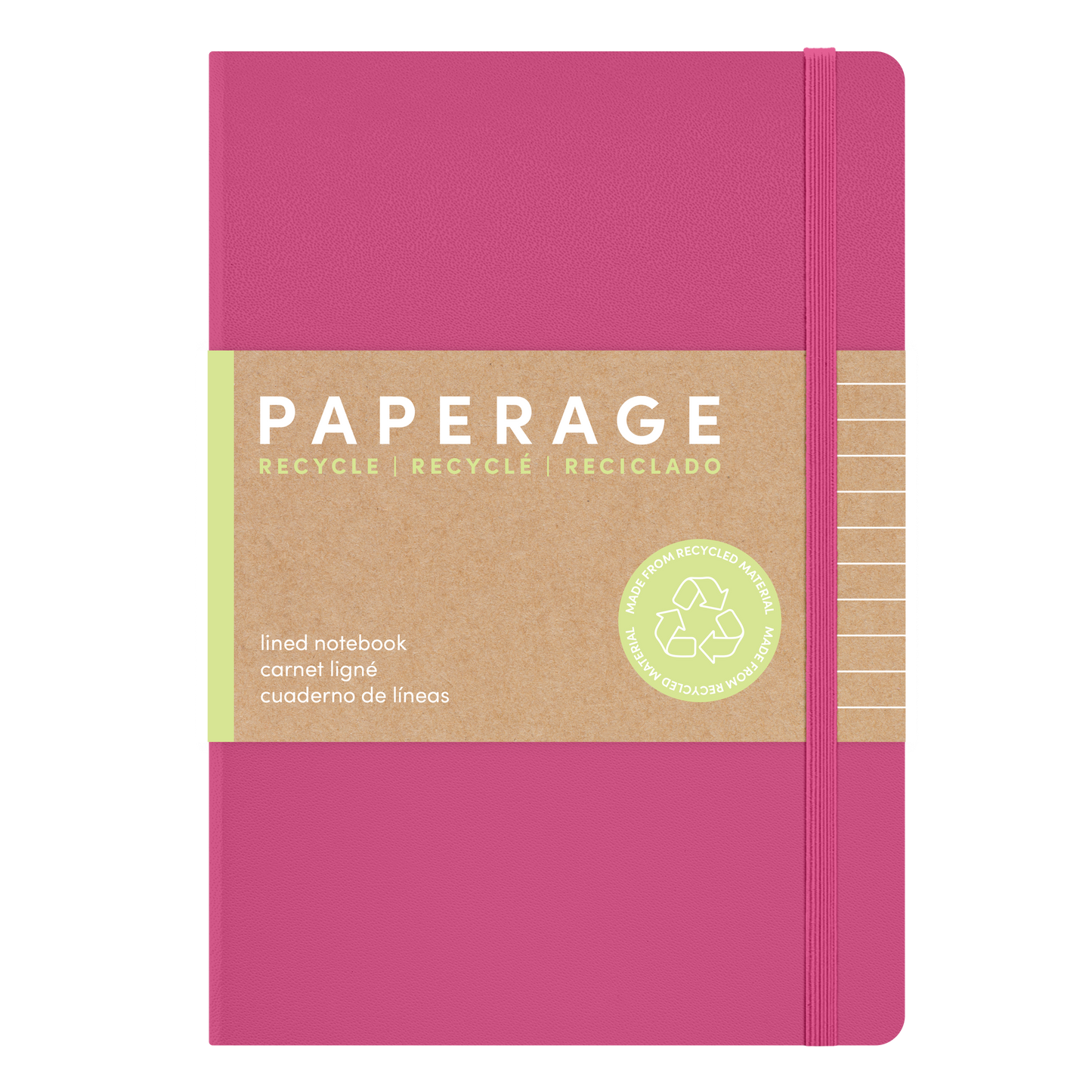 160PG Recycled Casebound Lined Journal Notebook