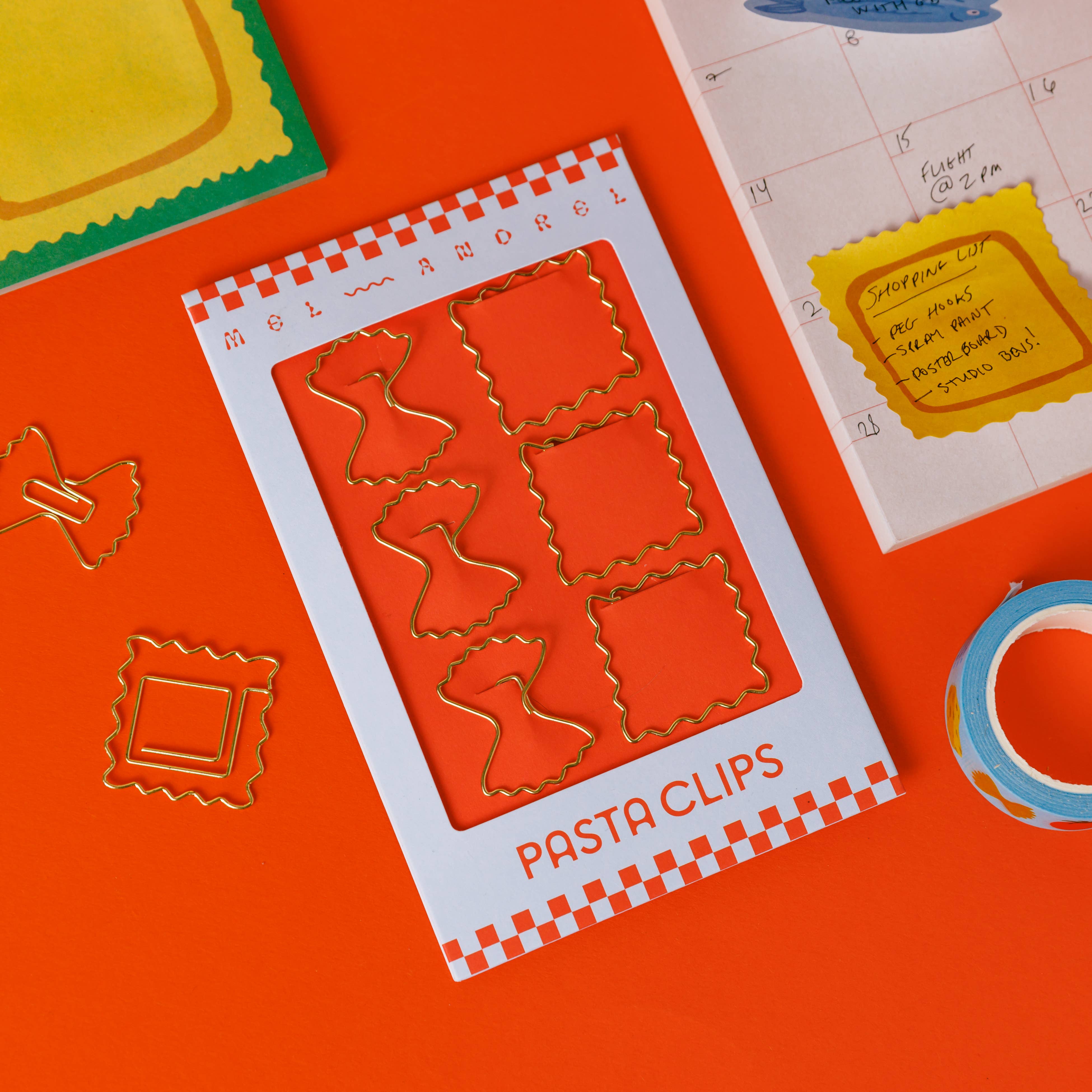 Pasta Paper Clips - Ravioli + Farfalle – Flagship City Press