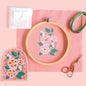 DIY Kit: Roses Embroidery Patch Kit
