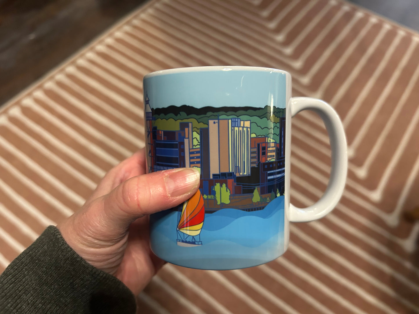 Erie Colorful Bayfront Mug