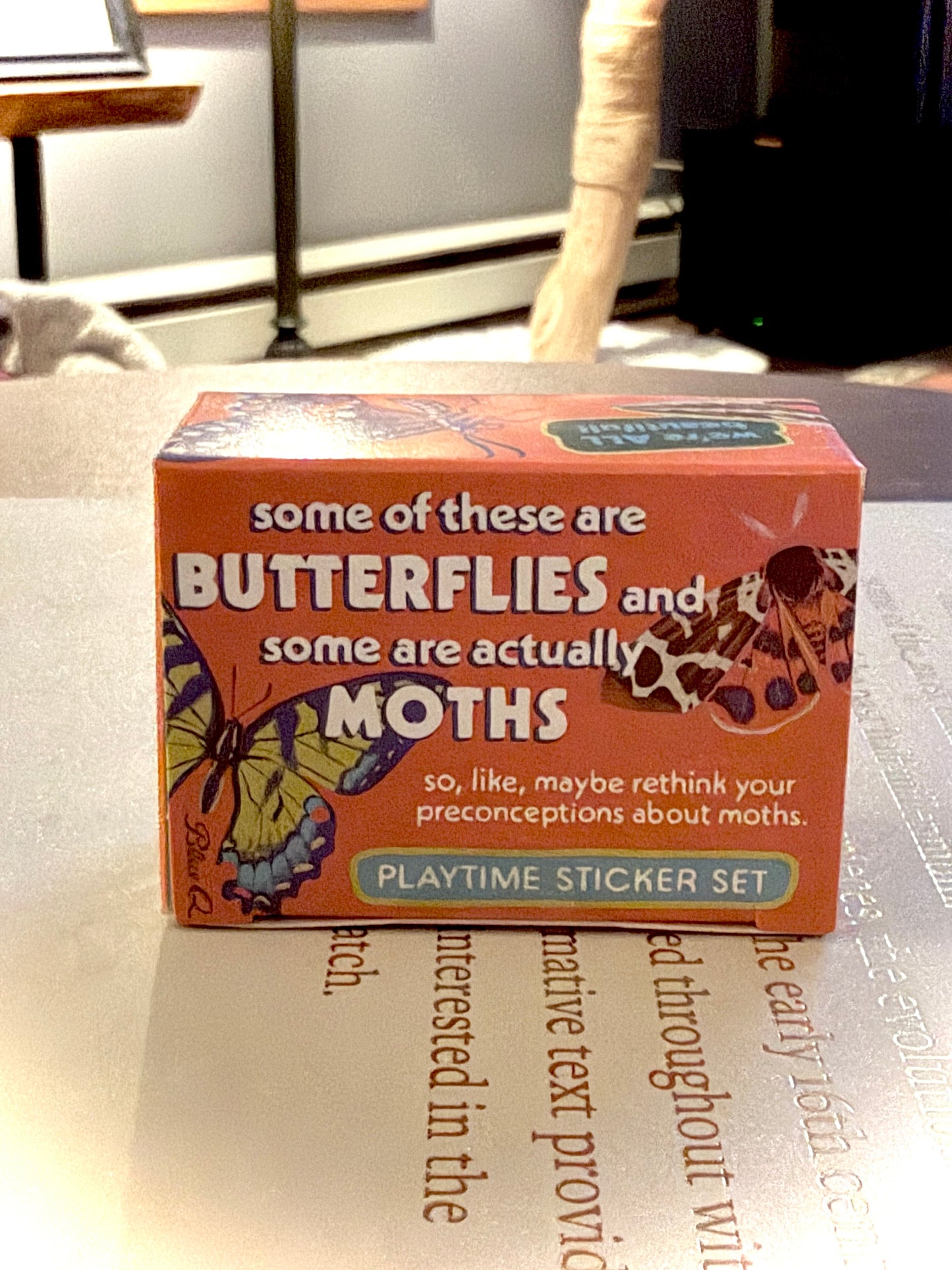 Blue Q Sticker Set