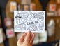 Coloring Erie Icon Postcard