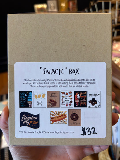 Snack Box Greeting Card Set