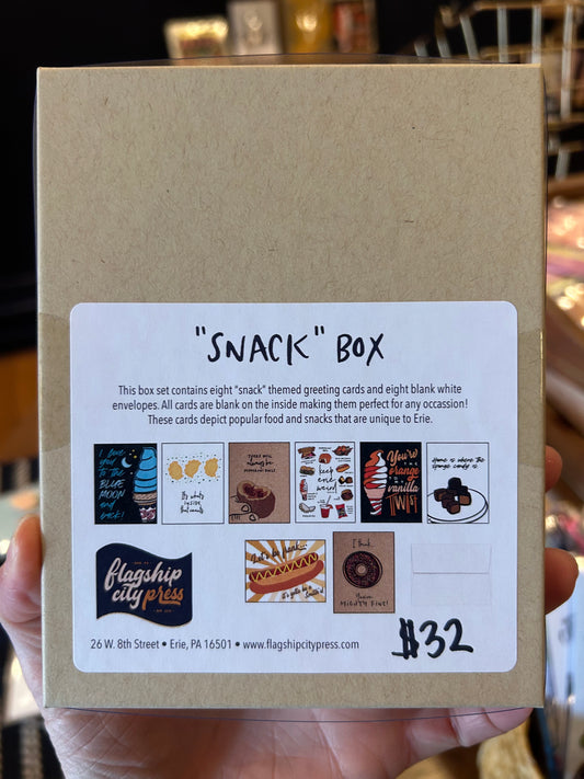 Snack Box Greeting Card Set