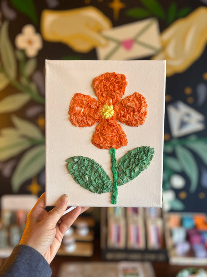 Textured Painting On Canvas