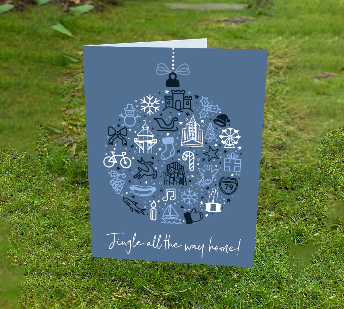 Jingle all the way Greeting Card