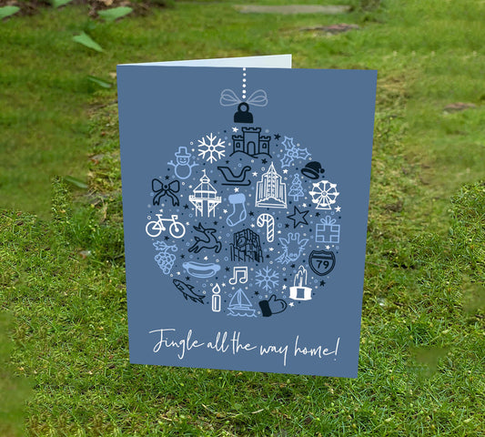 Jingle all the way Greeting Card