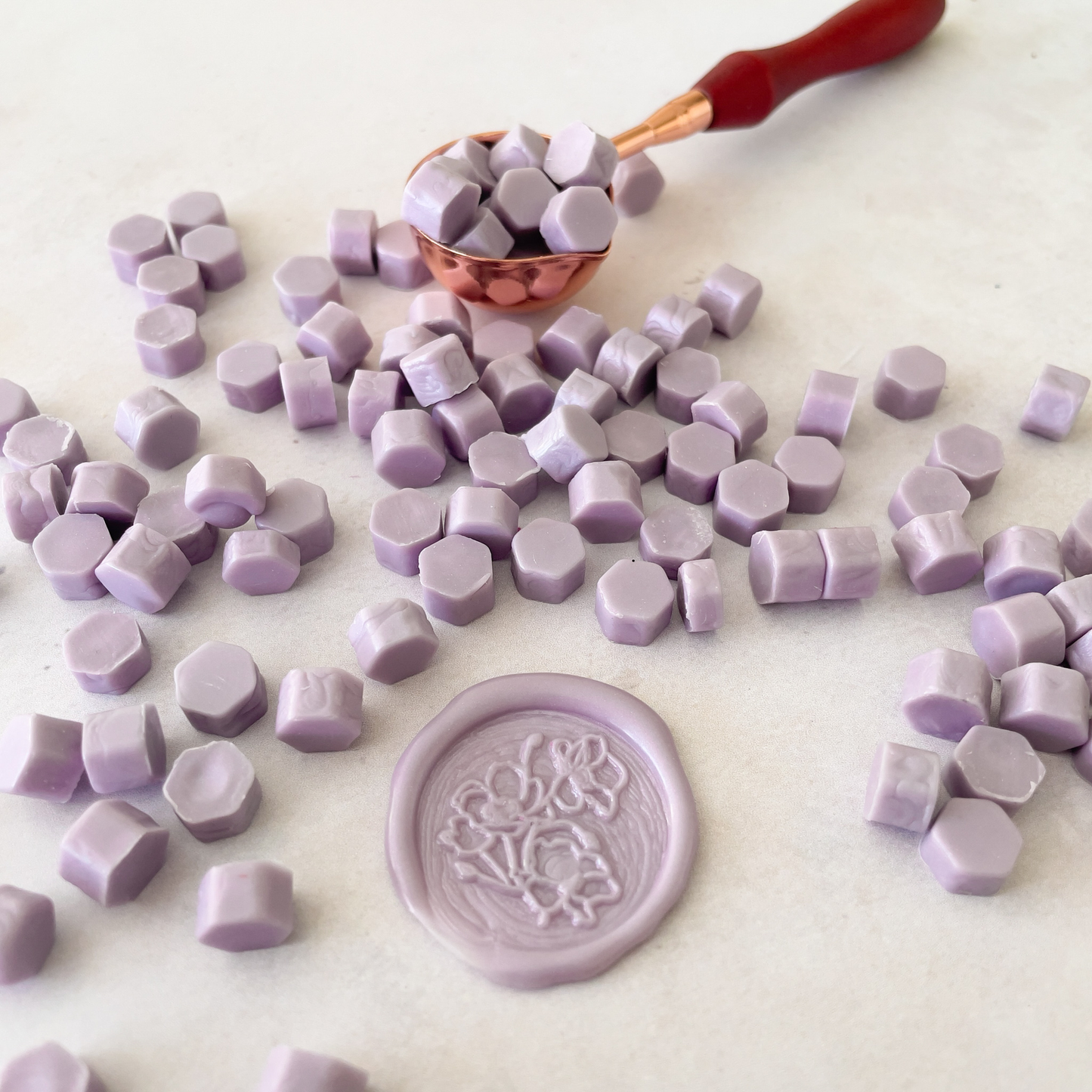 Soft Lilac Sealing Wax Beads | Plastic Free Wax Seal Beads